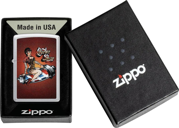 Zippo Barber Shop Pin-up w pudełku.png