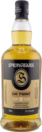 Springbank 5YO 100 Proof 700ml 57.1% — butelka Springbank single malt Campbeltown