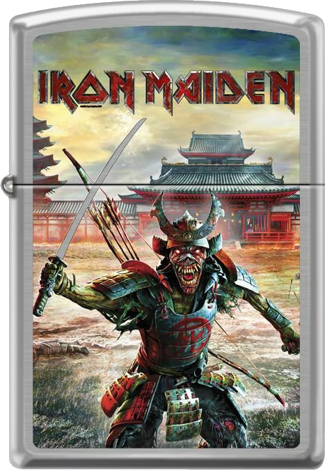 Zapalniczka Zippo Iron Maiden Brushed Chrome.png
